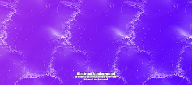 Foudre transparente sans fin et abstraction d'étoiles avec fond coloré de texture isolée
