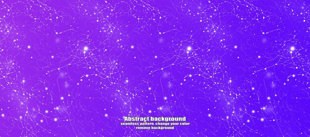 Foudre transparente sans fin et abstraction d'étoiles avec fond coloré de texture isolée
