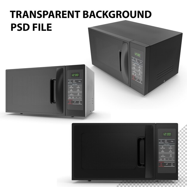 PSD four à micro-ondes png