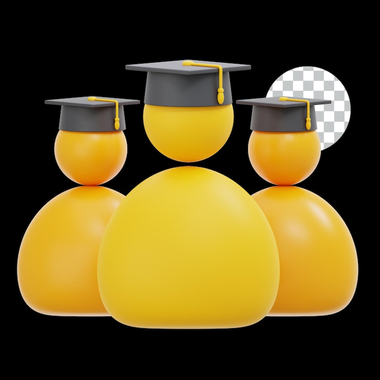 PSD four yellow balls with one that says  the one on it