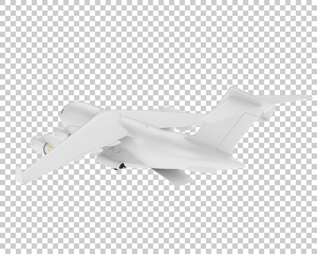 PSD frachtflugzeug auf transparentem hintergrund 3d-darstellung