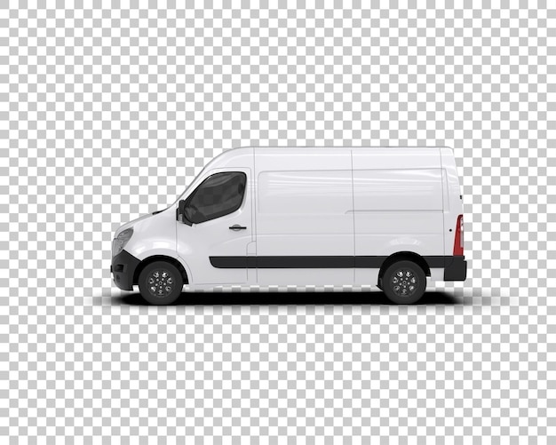 PSD frachtwagen isoliert auf dem hintergrund 3d-rendering-illustration