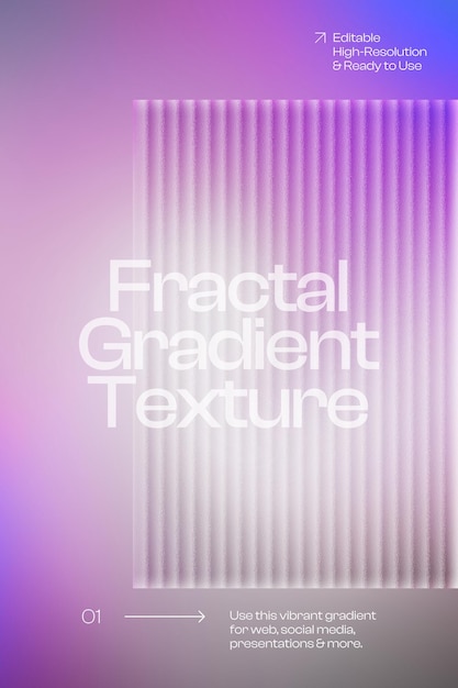 Fractal Gradient Texture for Web and Social Media