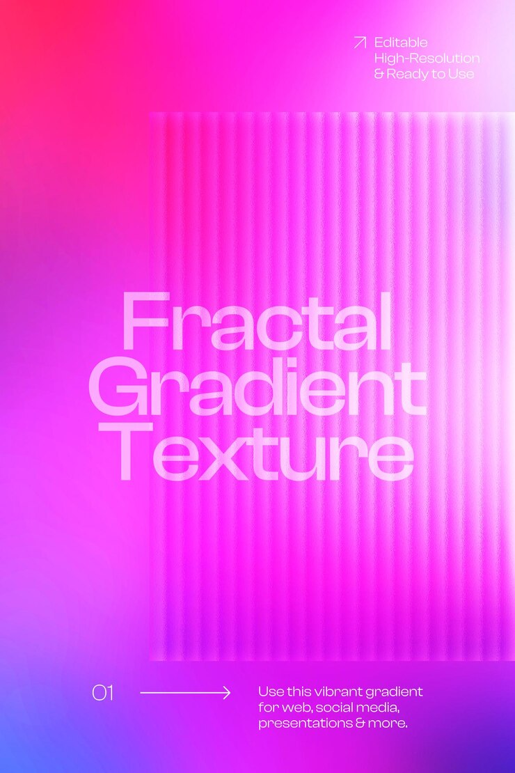 PSD fractal gradient texture