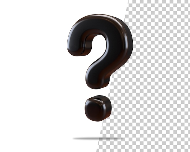 frage schwarze markierung 3d rendern