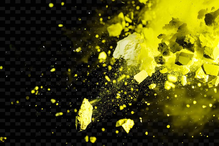 PSD fragmentos de yeso desmoronados con piezas blancas y en polvo con diseños de fondo de textura única