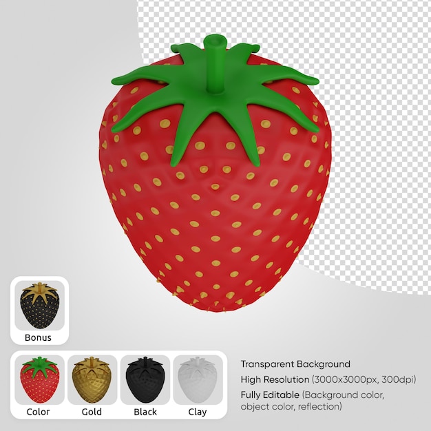 Fragola 3d