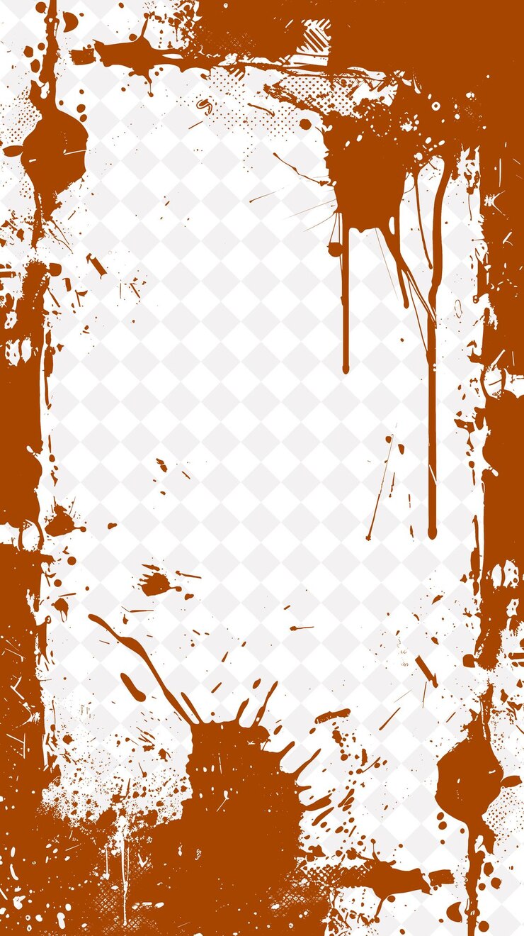 PSD frame abstract border con forma libre y textura irregular f diseños abstractos png creativos
