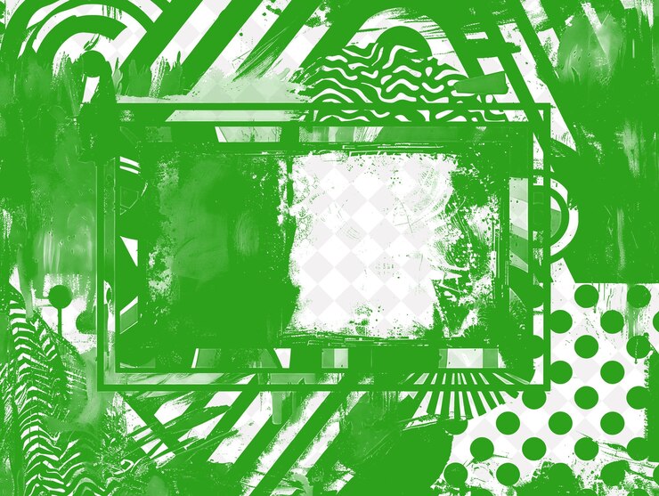 PSD frame bohemian border com textura eclética e caprichosa fe designs abstratos png criativos