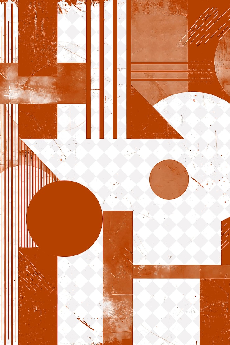 PSD frame geométrico modernista fronteira com formas abstratas e designs abstratos png criativos cl