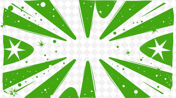PSD frame de mediados de siglo frontera con textura retro y kitschy feat diseños abstractos png creativos