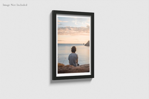 PSD frame mockup design 3d-rendering