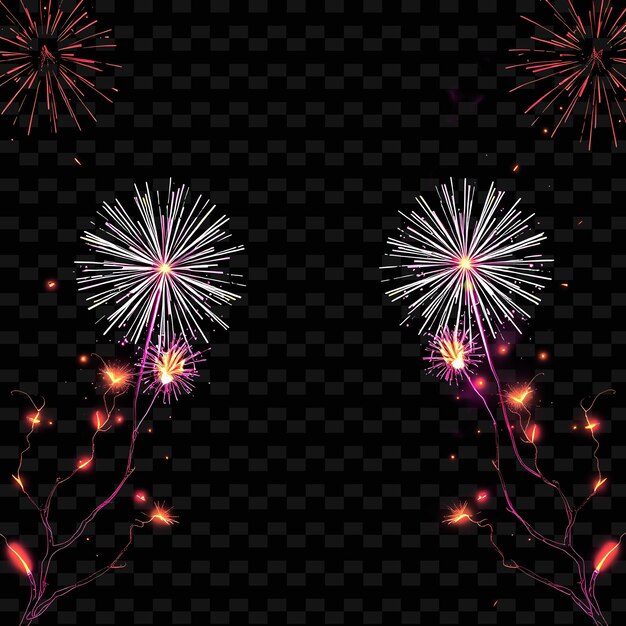 FrameCracking_Firecrackers_Pop_Brightly_at_the_Sides_Casting_Glowing_Neon_Sparks_Neon__Vines_and_