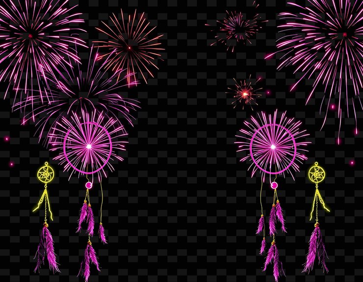 PSD framedazzling_firecrackers_flash_at_each_corner_creating_rippling_neon_waves_neon<unk>dreamcatchers_dream