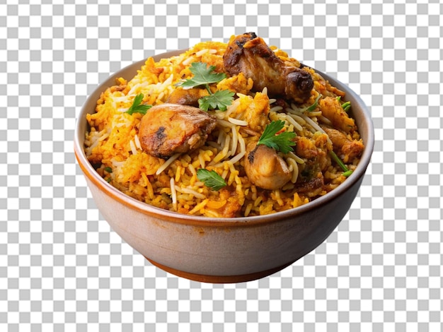 PSD frango biryani estilo kerala frango dhum biriyani feito usando arroz jeera e especiarias