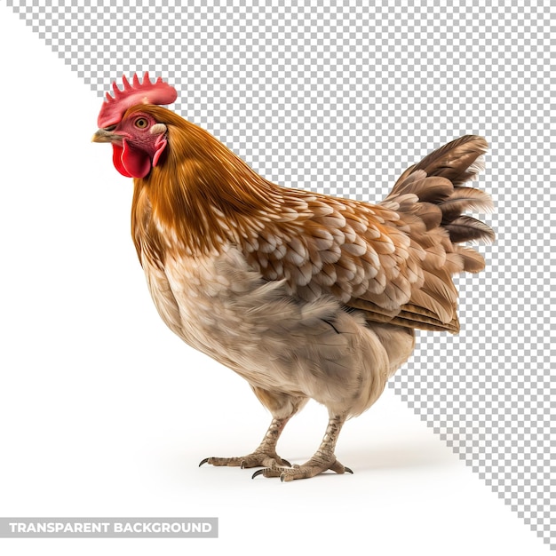 Frango isolado sem fundo