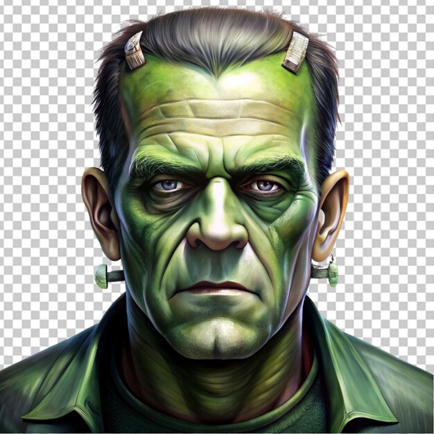 PSD frankenstein en el bg transparente