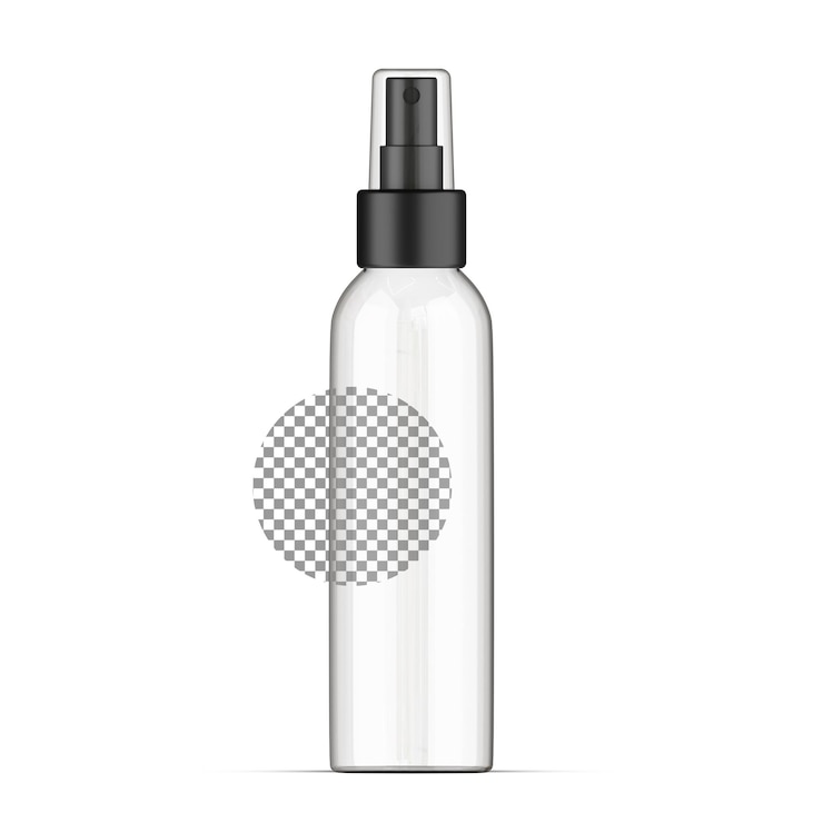 PSD frasco de spray de vidro transparente