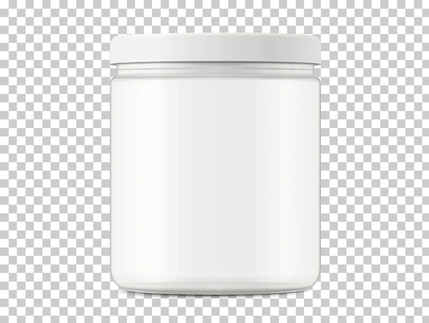 Frasco em branco vazio isolado na maquete de fundo transparente png psd