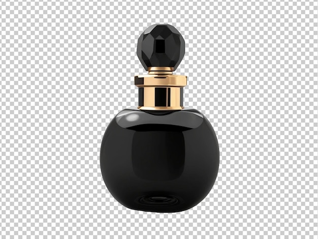 frasco de perfume negro