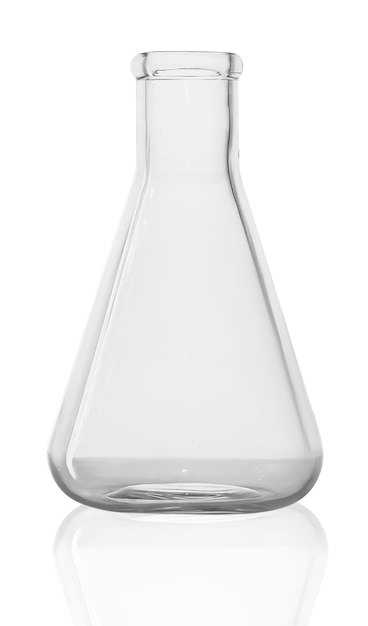 PSD frasco de vidrio médico en un fondo vacío png