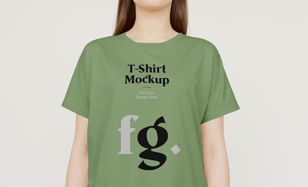 Frauen tshirt mockup