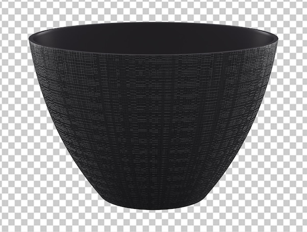 Free PNG rattan basket mockup isolato su sfondo bianco rendering 3d