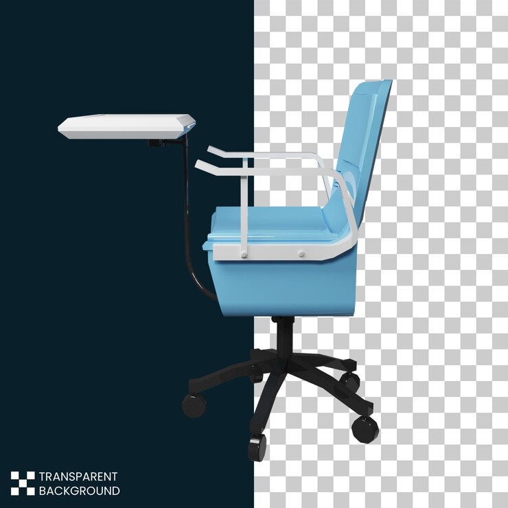 PSD free psd 3d render of isometric chair