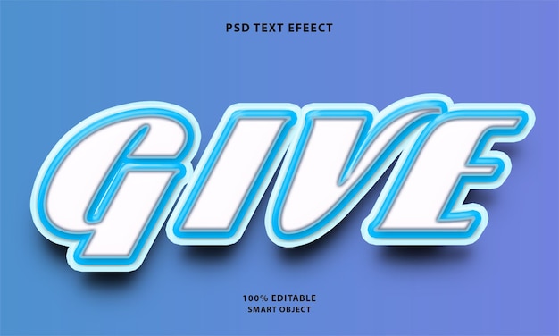 Free psd geben Text-Stil-Effekt
