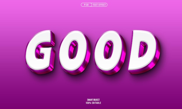 Free psd good text style effect