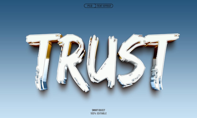 Free psd trust text-stil-effekt