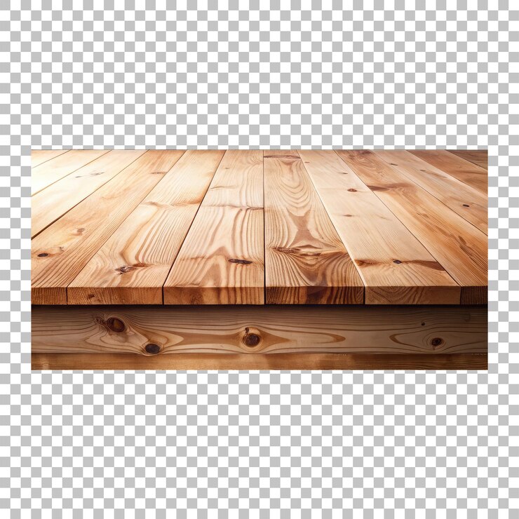 PSD free psd vacío de madera vista superior png en fondo transparente
