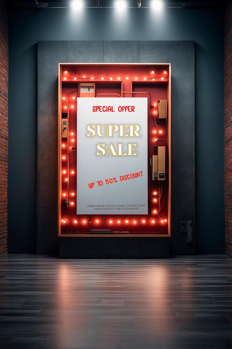 Free vector flash sale background with discount