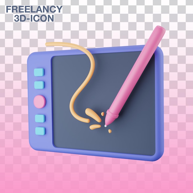 Freelancy 3d-icon Tabalet