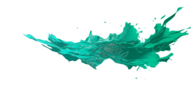 freie Farbe auf weißem Hintergrund