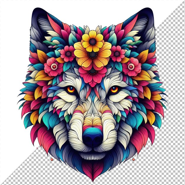 Frente a los colores frontal animal vector delight