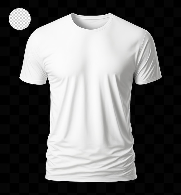 PSD frente de camiseta branca em branco