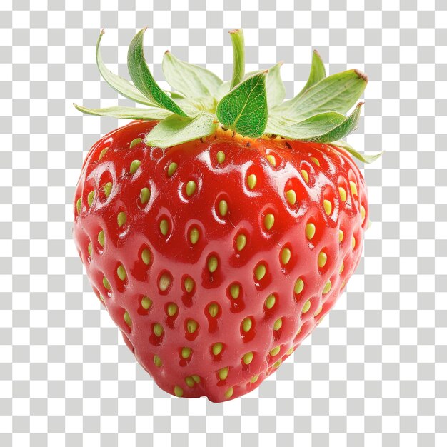fresa con fondo blanco