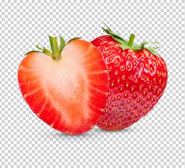 fresas maduras aisladas