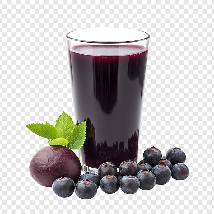 PSD fresh blueberry juice with fruit