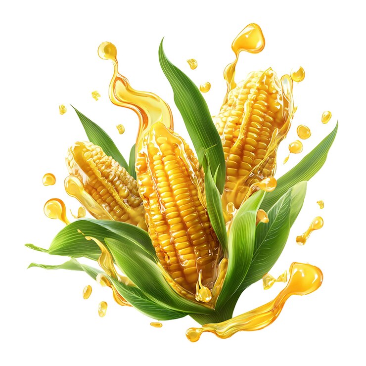 Fresh Corn and Corn Oil Splash A Delicious Healthy Treat