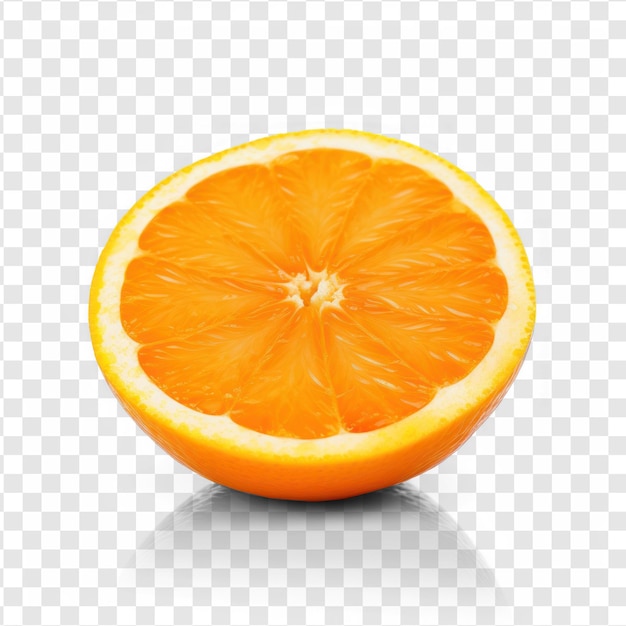 PSD fresh orange sur fond transparent psd