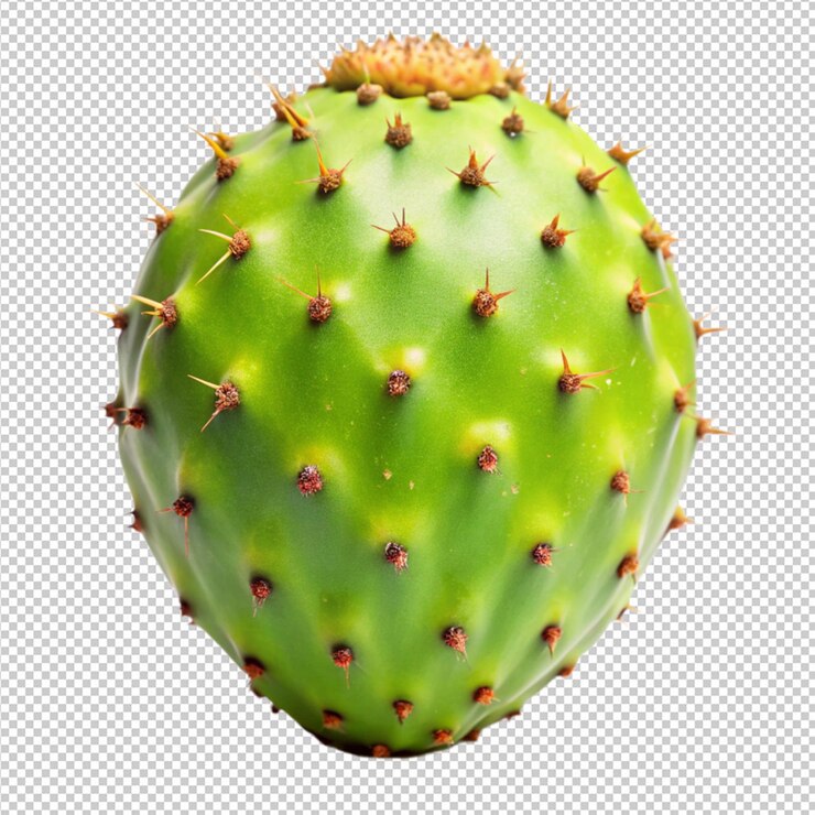PSD fresh prickly png aislado en un fondo transparente