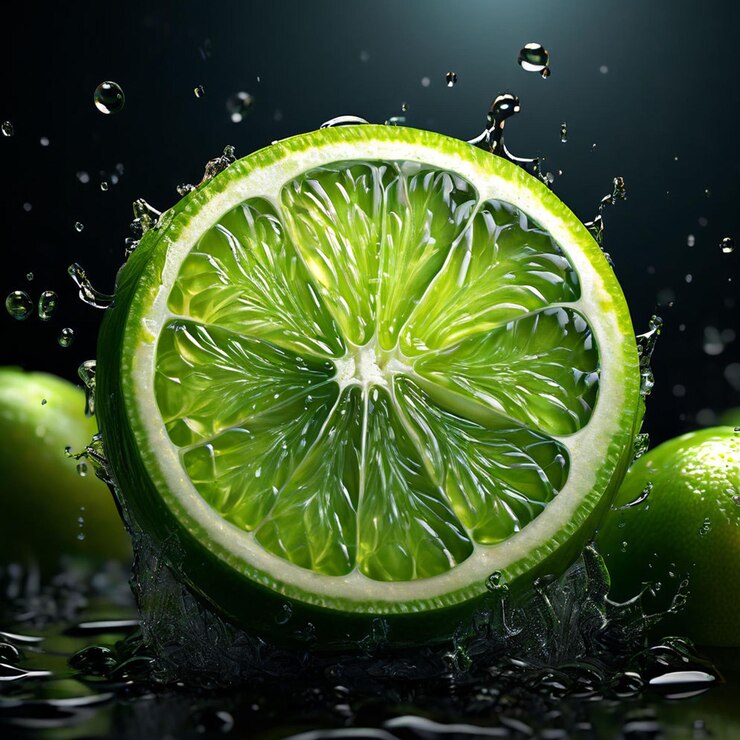 PSD fresh slice begamot aislado premium psd