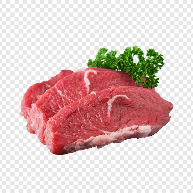 Freshly Cut Beef Steaks