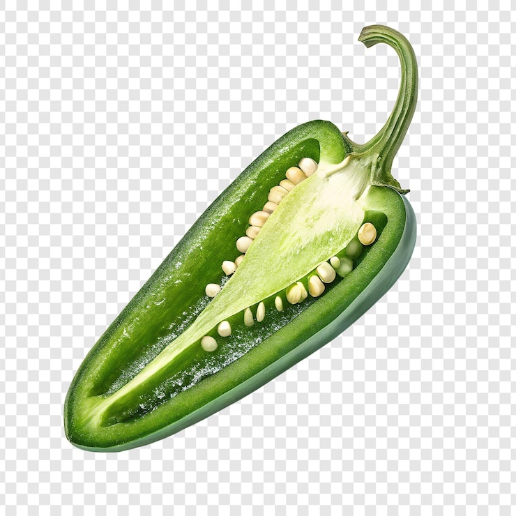 PSD a freshly cut jalapeo pepper