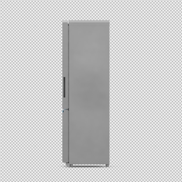 Frigorífico isométrico 3D aislado