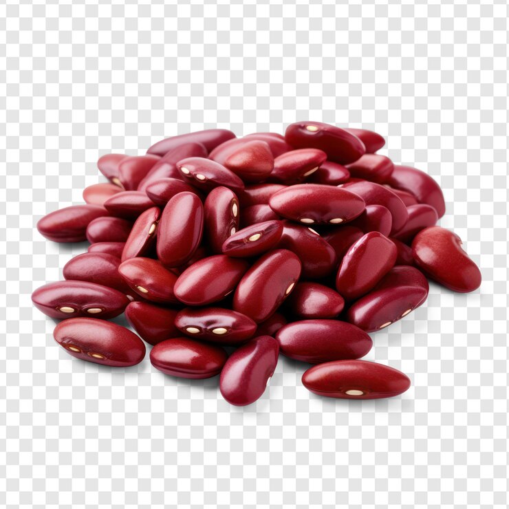 PSD frijoles rojos sobre fondo de transparencia psd