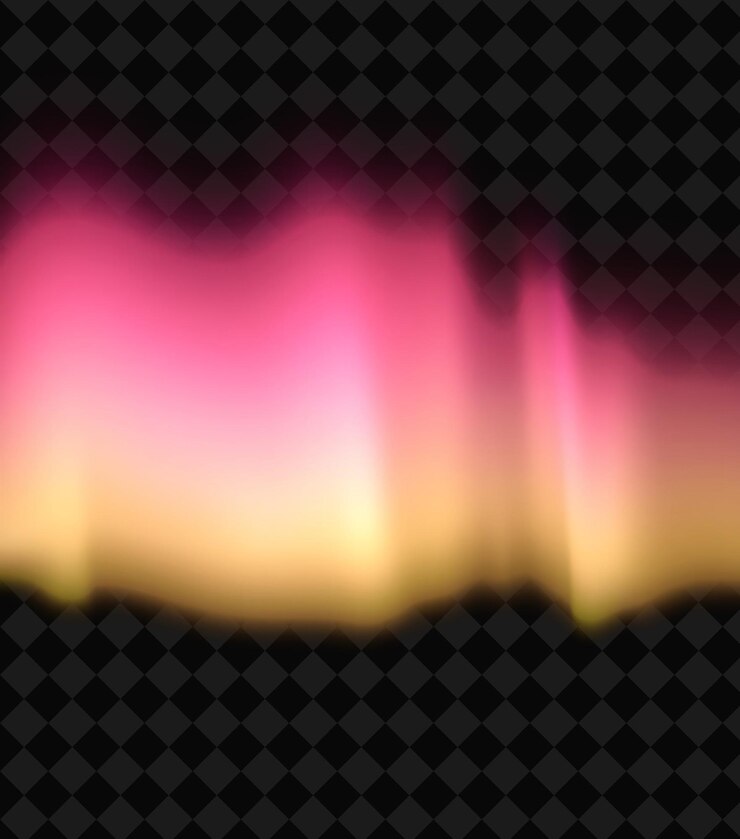 PSD fringe aurora delicate fringe como bordes de luz que brillan suavemente y2k inspirado rosa suave y y pálido