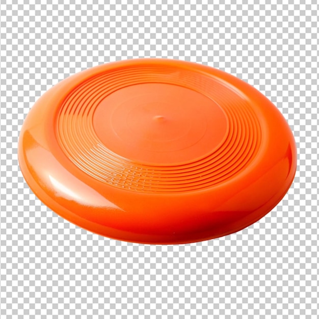 PSD frisbee en un fondo transparente